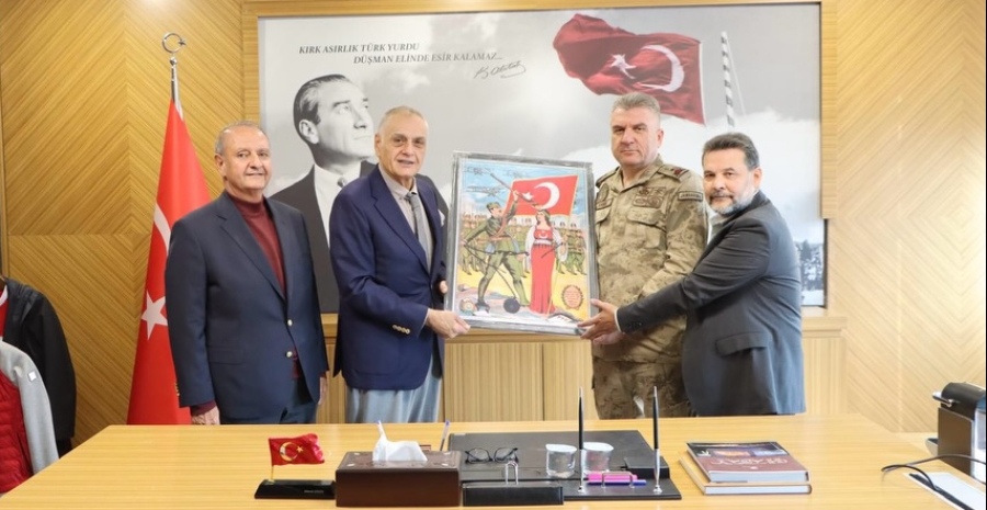 İl Jandarma Komutanı Tuğgeneral İlker Şimşek, Odamızı ziyaret etti.