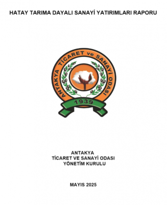 HATAY TARIMA DAYALI SANAYİ YATIRIMLARI RAPORU 2025